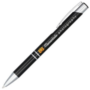 Bullet Moneta anodized aluminium click ballpoint pen