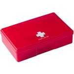 First aid kit in plastic case 14 pcs