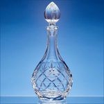 1ltr Lead Crystal Panelled Wine Decanter