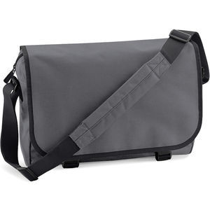 Marbury 600D Polyester Messenger Bag in Grey