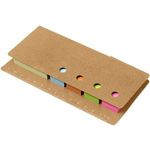 Memo holder ruler sticky notes ball pen