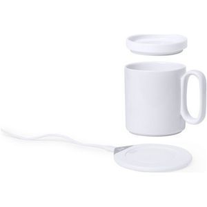 Ceramic mug 350 ml wireless charger 10W cup warmer