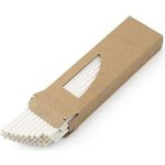 Paper drinking straw set 50 pcs