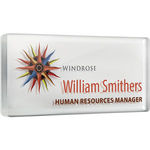 Personalised acrylic name badges