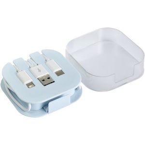 Charging cable with 3 plugs