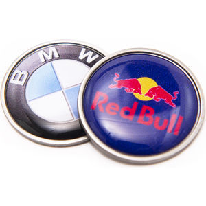 25 Mm Antique Nickel Resin Dome Golf Ball Marker