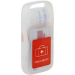 First aid kit in transparent container 17 pcs.