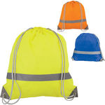 Neon High Viz Drawstring Rucksack