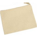 Cotton Cosmetic Zippered Bag Medium