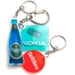 Liquid filled keyrings