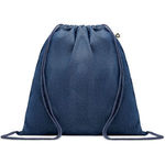 Recycled Denim Drawstring Bag