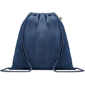Recycled Denim Drawstring Bag