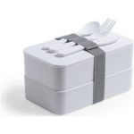Antibacterial lunch boxes 2 pcs 2x700 ml cutlery