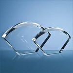 21.5cm Optical Crystal Bevelled Arch Award