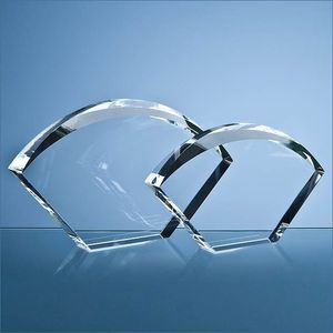 21.5cm Optical Crystal Bevelled Arch Award