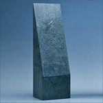 25cm Green Marble Slope Award