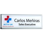 Excel Personalised Domed Metal Name Badge