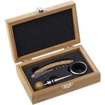 Bamboo wine set 3 pcs (10.7x16.2x4.9 cm
