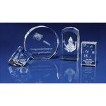 Crystal Celebration Award Trophy or Paperweight