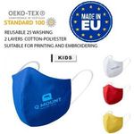 Double Layer Child Shaped Polyester/Cotton Face Covering