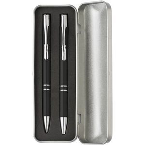 Writing set ball pen and mechanical pencil - Aluminium EVA