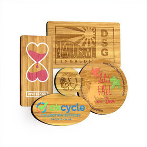 Bespoke Bamboo Fridge Magnets