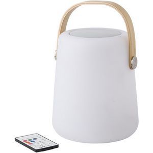 Wireless speaker LED light
