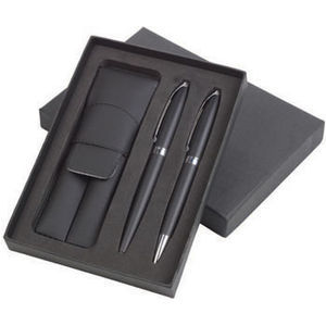 Legend Set - Ballad Chrome ball pen and roller ball set in a Consort Box