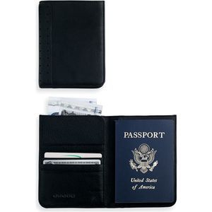 Cross Autocross Leather Mens Passport Black wallet