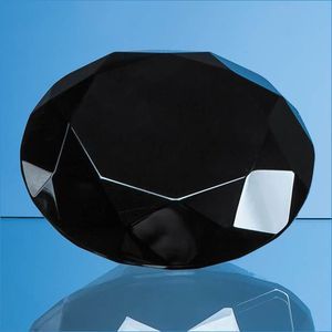 10cm Onyx Black Diamond Paperweight