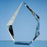 20cm Optical Crystal Facet Iceberg Award