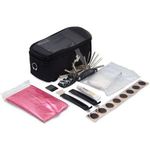 Bicycle bag with accessories repair kit first aid kitponcho