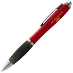 Bullet Nash ballpoint pen coloured barrel and black grip