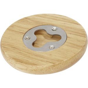 Bullet Scoll wooden coaster with bottle opener