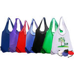 White Polyester Foldable Bag in a Bag