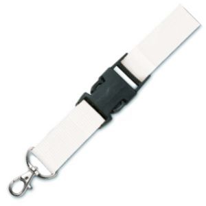 Lanyard with safety release clip
