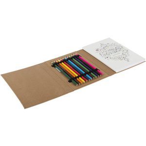 Colouring book for adults colouring pencils