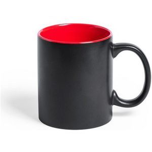 Ceramic mug 350 ml with coloured interior