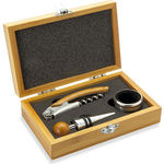 Wine Set In Bamboo Box