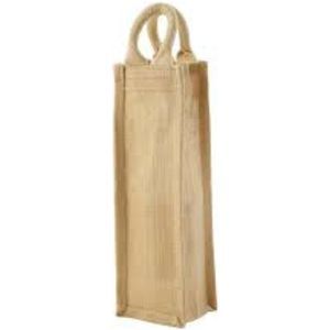 Jute Single Bottle Bag