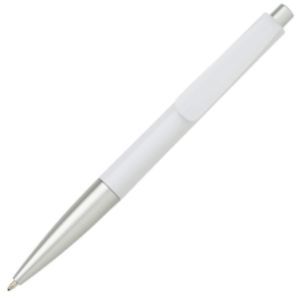 Ball pen- Coloured barrel and silver grip