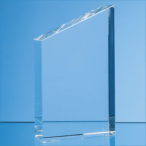15.5cm Optical Crystal Diagonal Slope Award