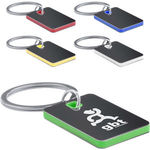 Metal Rectangular Keyring