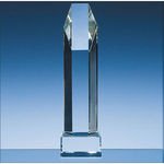 25.5cm Optical Crystal Hexagon Award