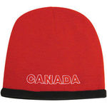 Roll Down Acrylic and Polar Fleece Beanie - Toque