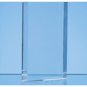 17cm x 10cm Optical Crystal Rectangle Award H or V
