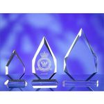 Pointed Star Optical Crystal Awards