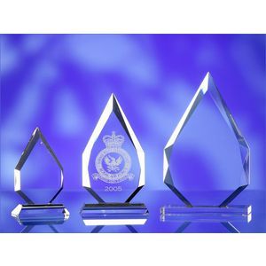 Pointed Star Optical Crystal Awards