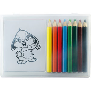 Wooden Pencil Colouring Set