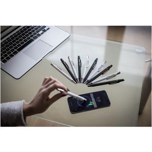 Ball pen touch pen black rubber barrel